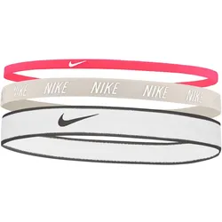 3er Pack NIKE Haarbänder Mixed Width 614 - aster pink/lt iron ore/white