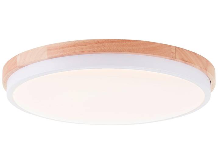 Brilliant LED Lampadaire 120cm Lampadaire bois/noir\, lampe d'angle aluminium/métal/bois\, lampe salon Lampadaire moderne Floor Lamp 1x LED intégré\, 20W\, lampe bois\, Corner Lamp