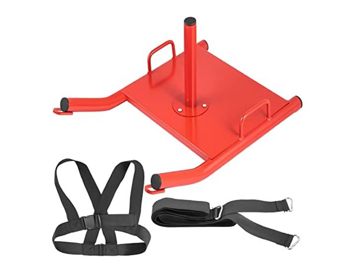 Gewicht Schlittenspannergeschwindigkeit Schlitten mit verstellbarem Schultergurt Krafttraining Führen Sie Fußball Fitness Max Kapazität 50 0lbs,Präzisionsstabilität