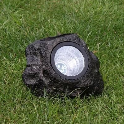 Inspired Finds StoneGlow Solar Landscape Garden Light Waterproof Outdoor Pathway & Tree Decor 1pc Warm White