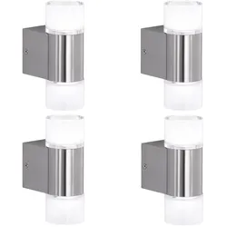 Décoshop26 - Set mit 4 LED-Trio-Wandleuchten RL181 mit Strahlern und Leuchtmitteln 04_0007508 04_0007508