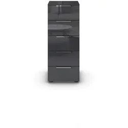 Kommode Flipp Glas Basalt