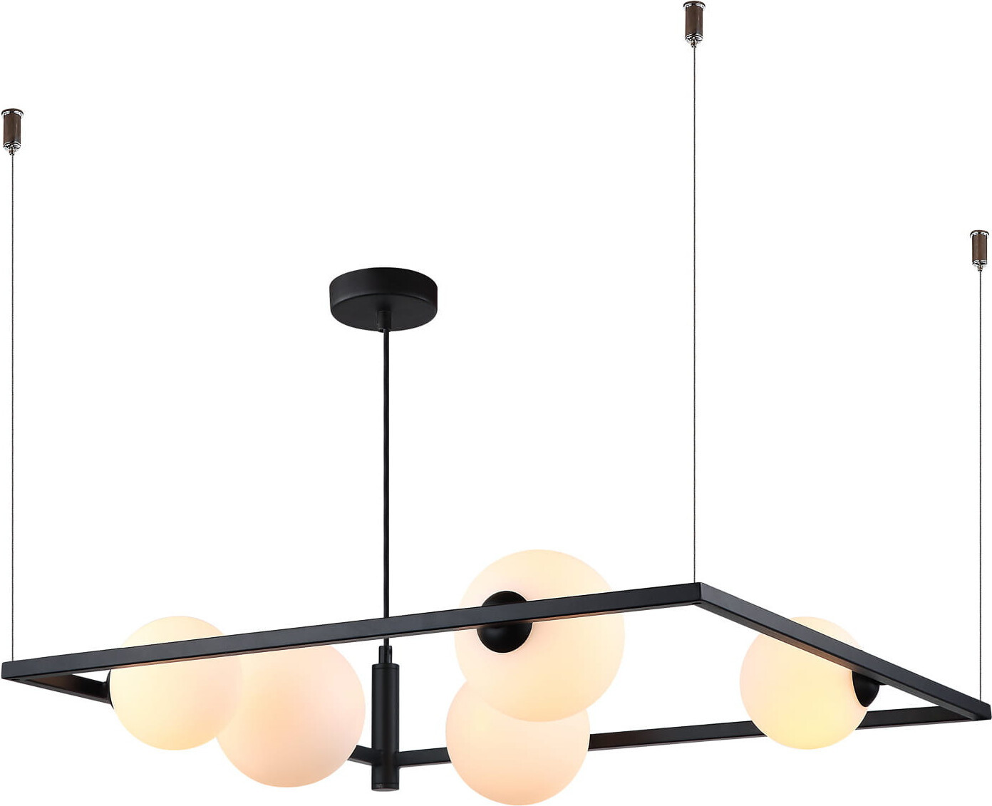Italux Gareth MDM-3975/5 BK LED hanglamp
