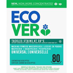 Ecover Waschmittel Universal Lavendel Eukalyptus, Pulver, ökologisch, 4 kg, Waschladungen 80
