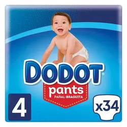 Dodot Pants T-4 34 Einheiten (Tragepack, 34 Stk.)