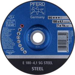 PFERD TOOLS 62217426 E 180-4,1 SG STEEL Schruppscheibe gekröpft Durchmesser 180 mm Bohrungs-Ø 22.23 mm Stahl 10 St.