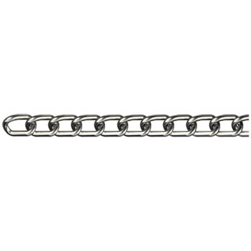 dörner + helmer 152113 Panzerkette Nickel Stahl vernickelt 75m