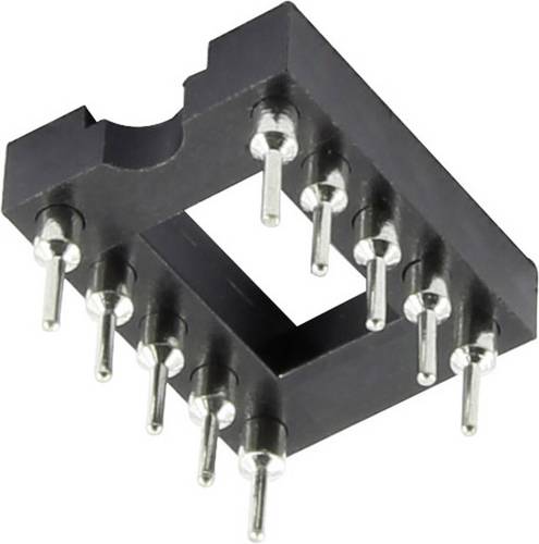 TRU Components 1568704 IC-Fassung Rastermaß: 2.54 mm, 7.62mm Polzahl: 14