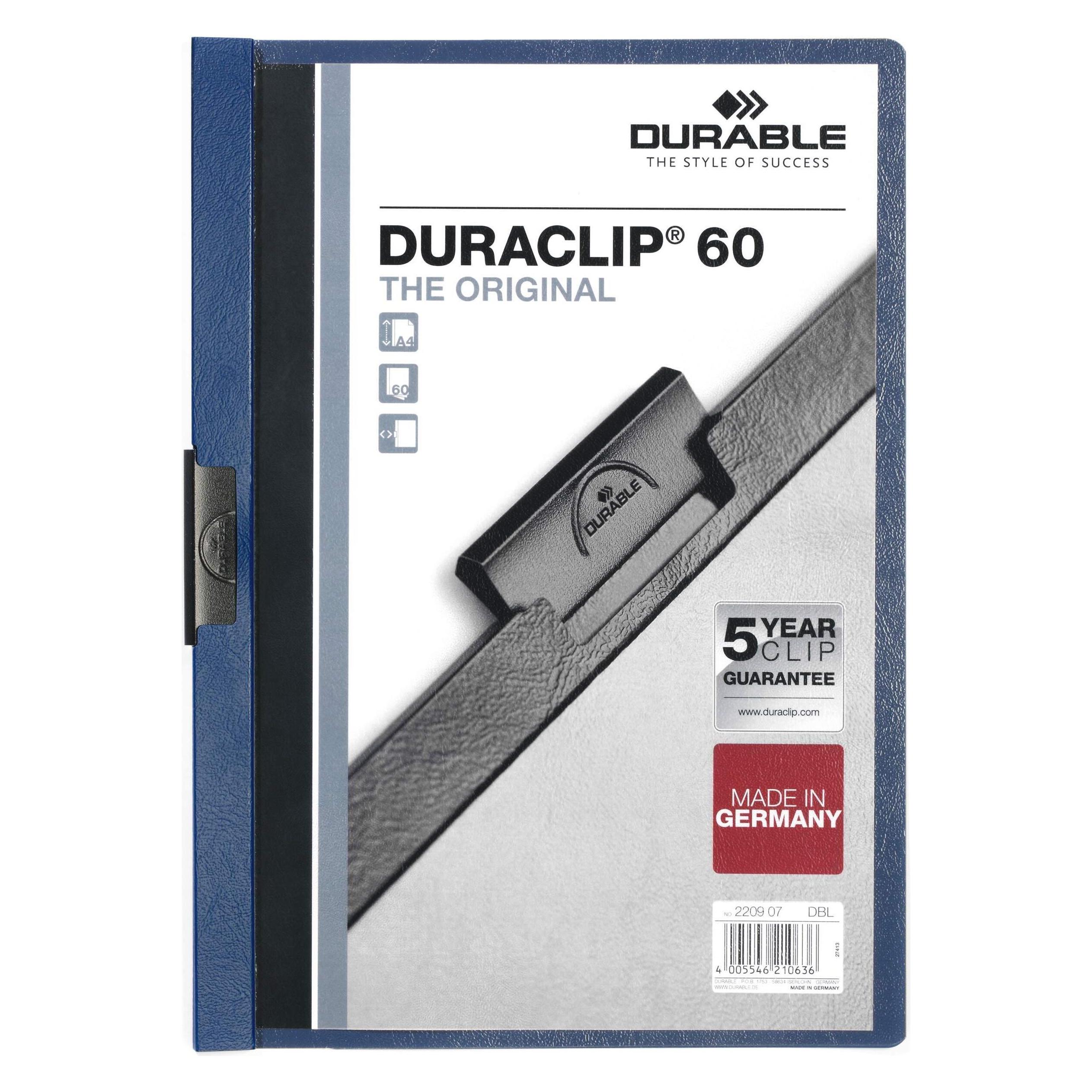 Durable Duraclip 60 Präsentations-Mappe PVC (A4, 1x) (220907)