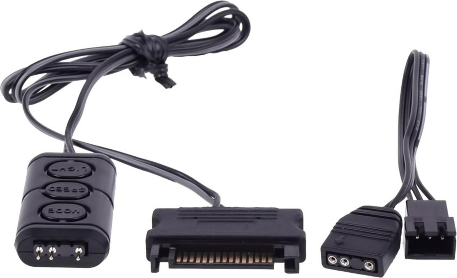 Alphacool Aurora Eiscontrol Adresseerbare RGB-controller zwart