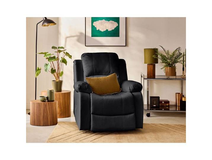 Armand - fauteuil relax électrique en simili - Noir