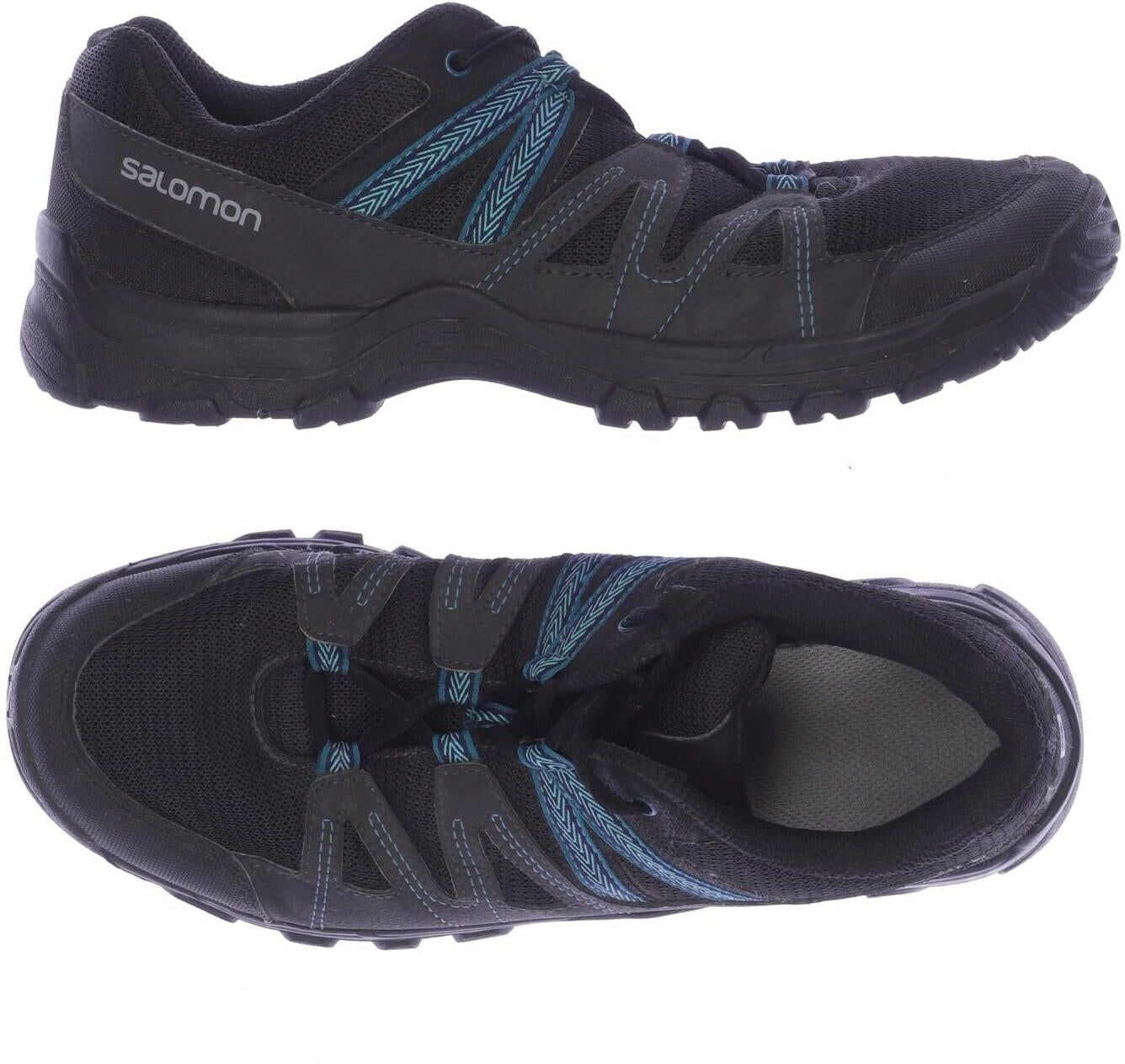 Salomon Damen Halbschuh, Schwarz, Gr. EU 39.5, kein / Etikett - Second Hand