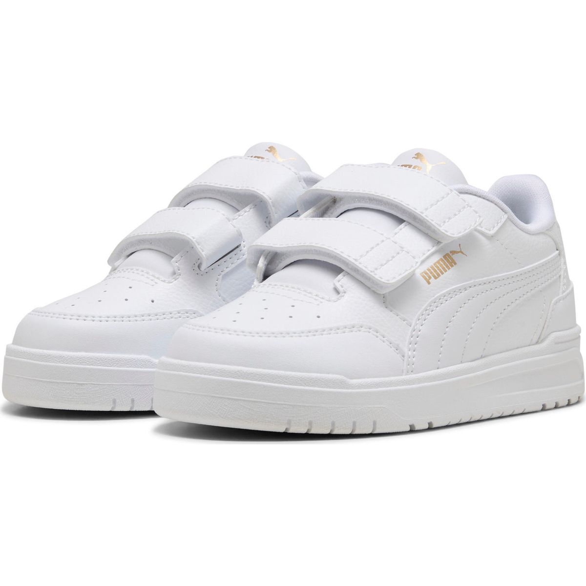 Puma Shuffle Downtown Lo V PS puma white-puma white-puma gold (01) 2 403740-01-2