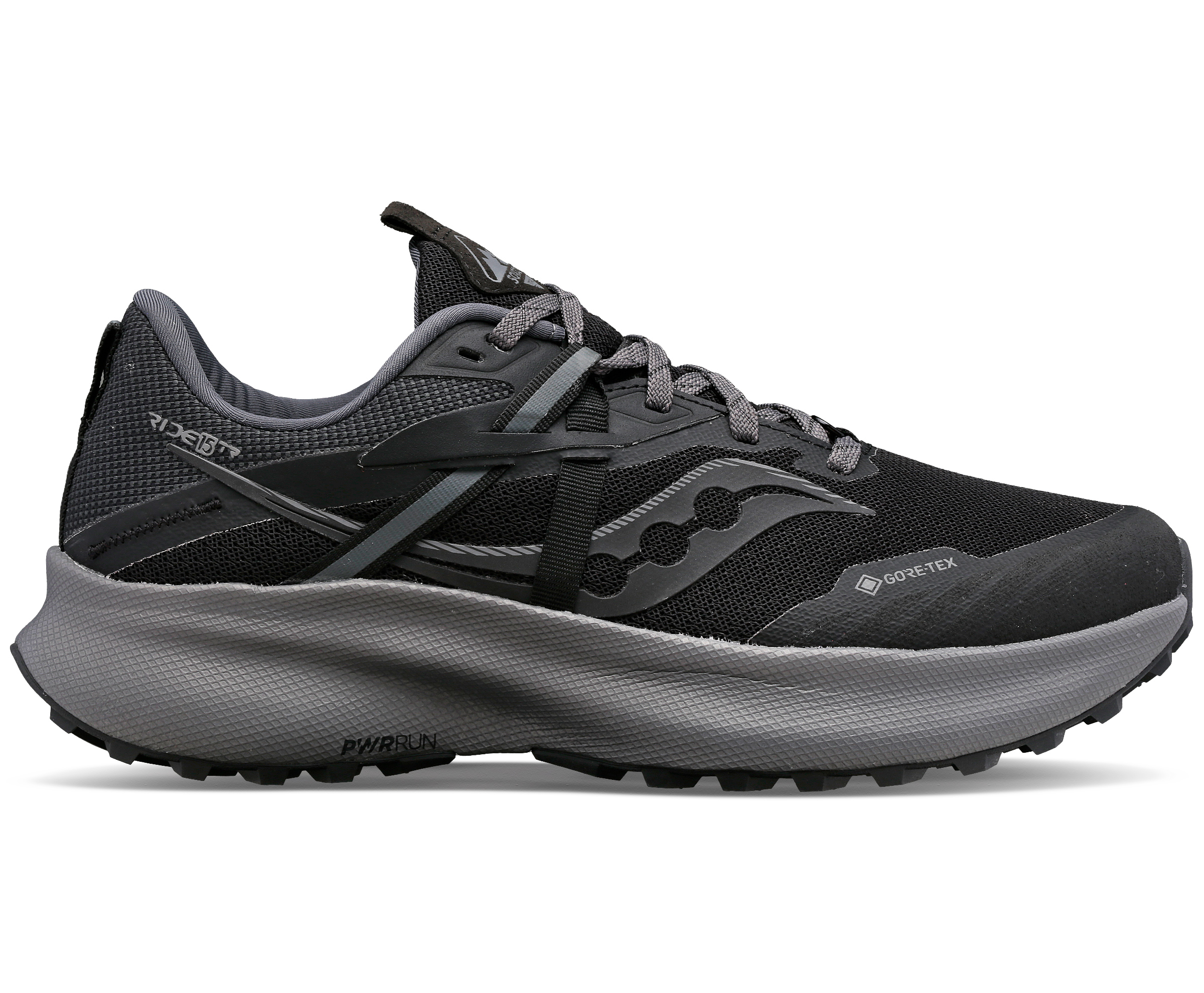 Saucony RIDE 15 TR GTX Damen BLACK/CHARCOAL 70