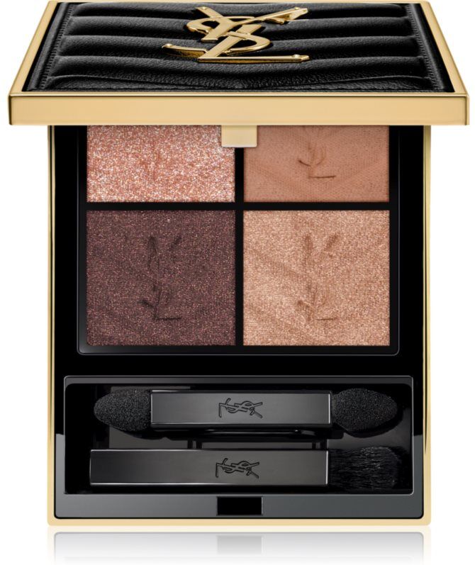 Yves Saint Laurent Couture Mini Clutch Øjenskygge palette til kvinder 710 Over Brun 4 g
