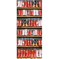 Scheurich Türfolie Cowgirl-Boots, für Innen- Außentüren