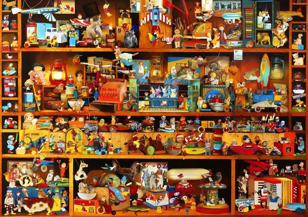 Bluebird Puzzel Speelgoed met 1000 stukjes