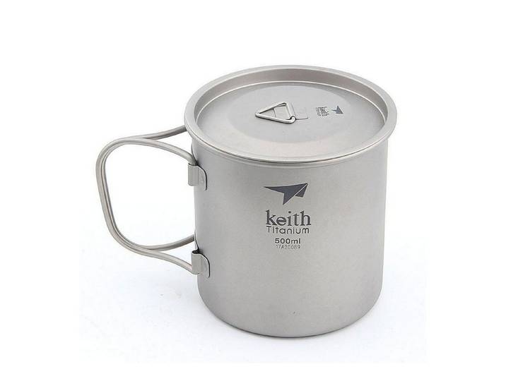 LuxusKollektion Tasse Titan Tasse Faltbarer Griff 300/900ml