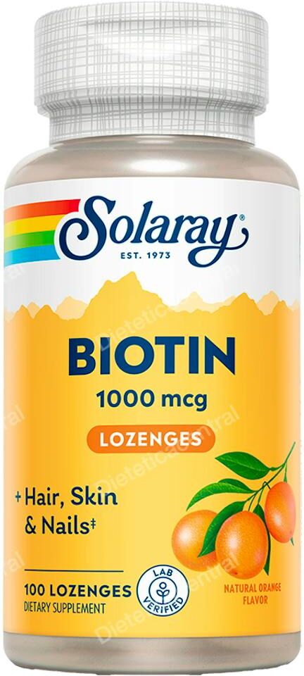 Solaray biotin 1000mcg. 100comp.sublinguales