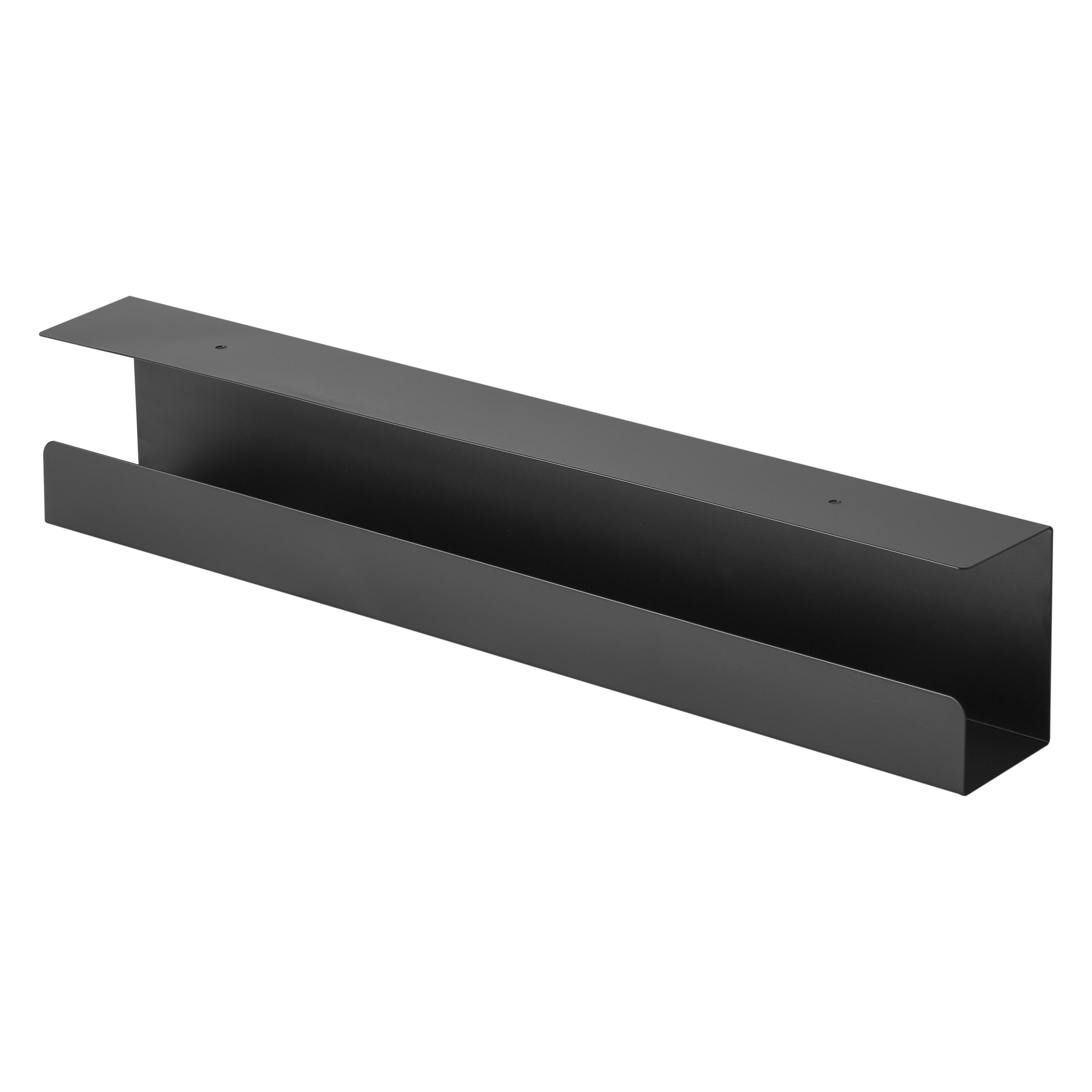 Ergowork Steel Cable Rack -johtokouru, musta (0.60 m) (CC11-1-Black)