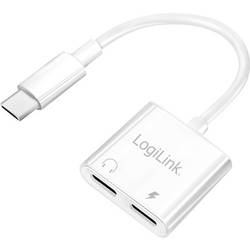 LogiLink USB-C®, Audio Adapter [1x USB-C® - 1x USB-C® Buchse, USB-C® Buchse (Power Delivery)] UA0433