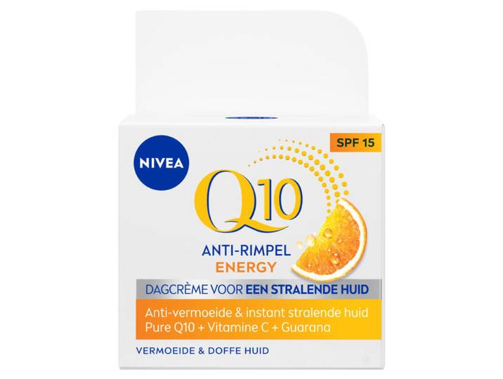 NIVEA Q10 Crème Anti-Rides Energy Soin Jour visage FPS 15 - 50 ml