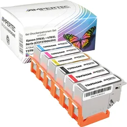 6 kompatible Tinten ersetzt Epson C13T379D40 378XL 478XL Multipack KCMY GR R
