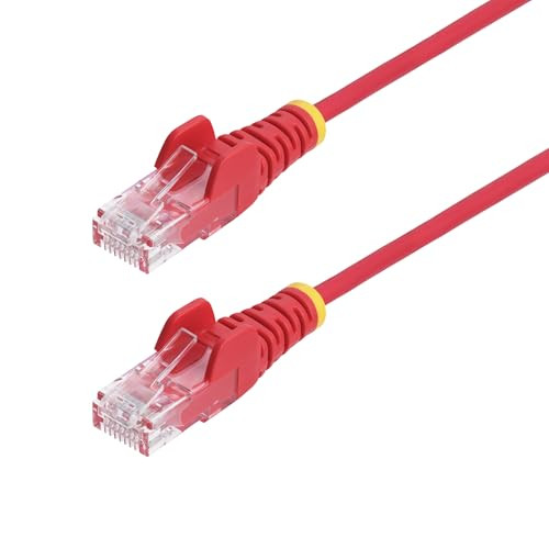 StarTech Cat6 Slim Ethernet Kabel, 1m, Rood (N6PAT100CMRDS)