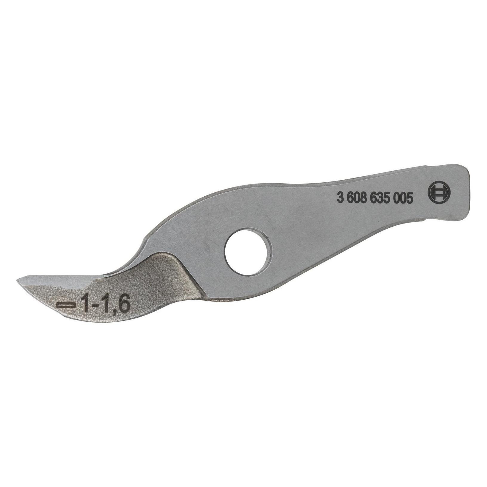 Bosch Professional Zubehör Messer gerade bis 1,6 mm, für Bosch-Schlitzschere GSZ 160 Professional (2608635406)