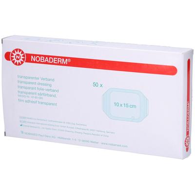 Nobaderm Folienverband 10x15 cm steril 50 St Verband