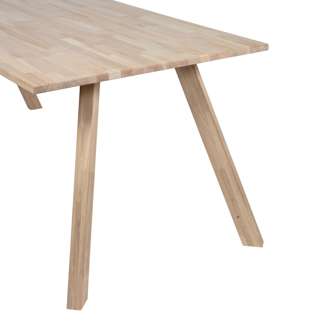 WOOOD Tablo Tafelblad met 3-standen poot, Eiken, B: 200 cm, D: 90 cm