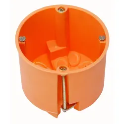 Hohlwanddose-Dose ISO 60mm Ø 61mm tief orange