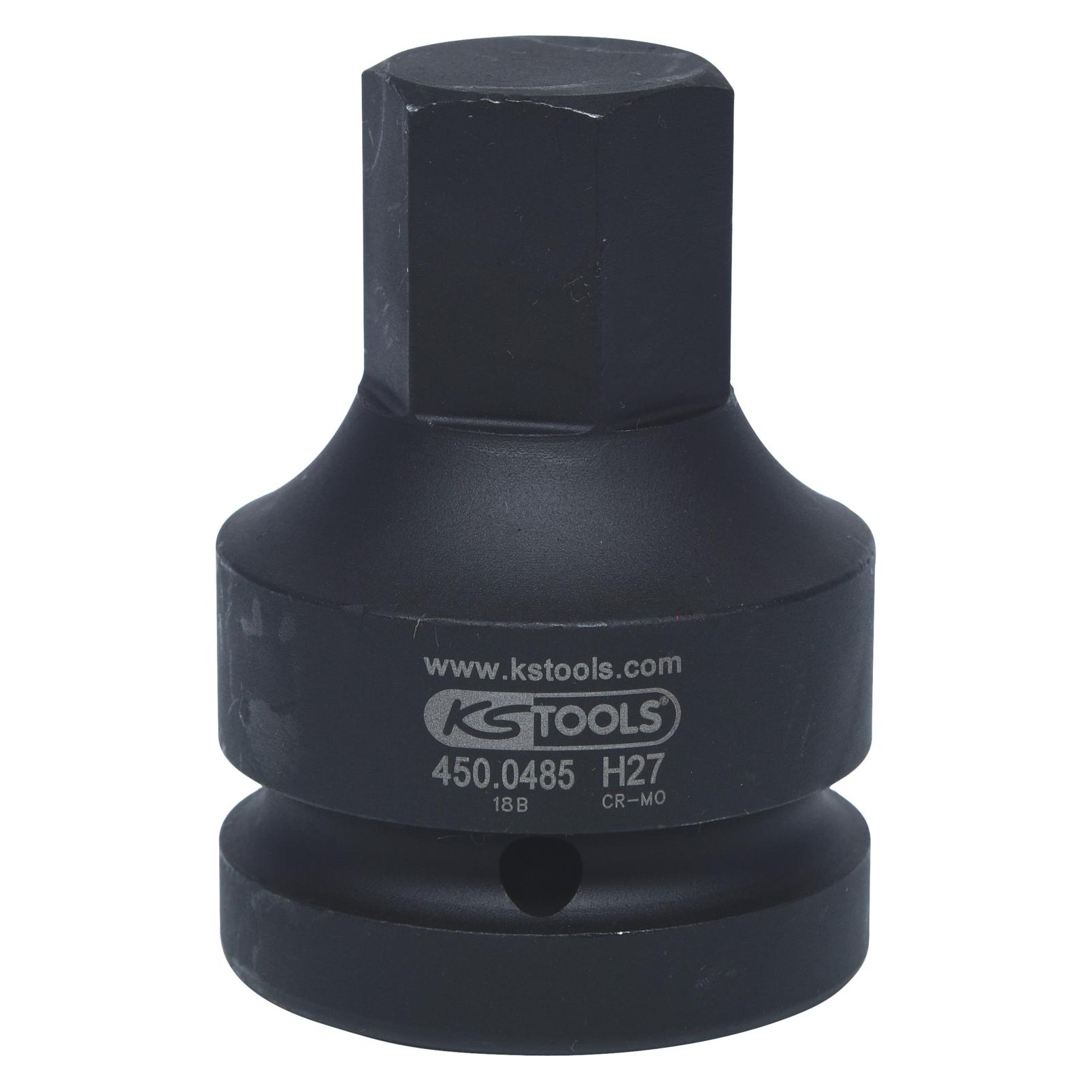 KS Tools 1" Kraft-Bit-Stecknuss Innensechskant (450.0485)
