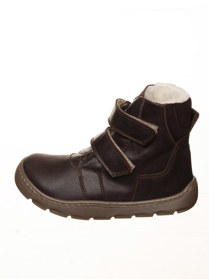 POM POM Barfußschuhe in Braun - 30