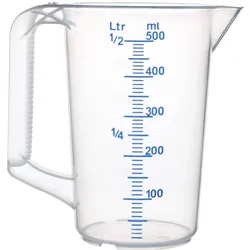 Messbecher, PP - Skalierung bis 500ml