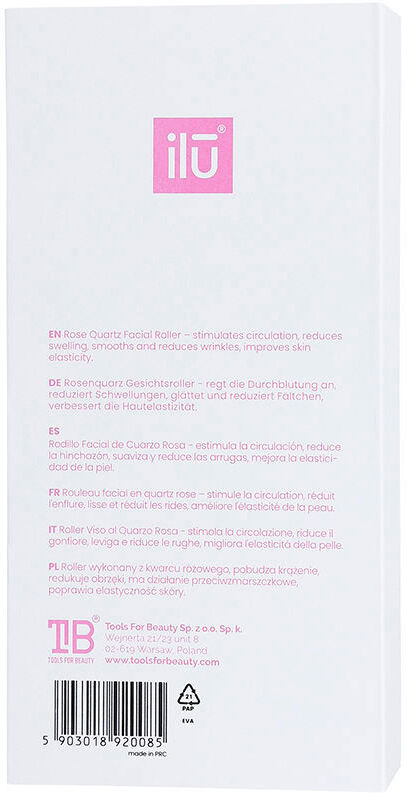 Ilū Rullo Facciale #Quarzo rosa