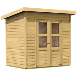 Karibu Eco Gartenhaus Merseburg 3 - 14mm-212 x 154cm