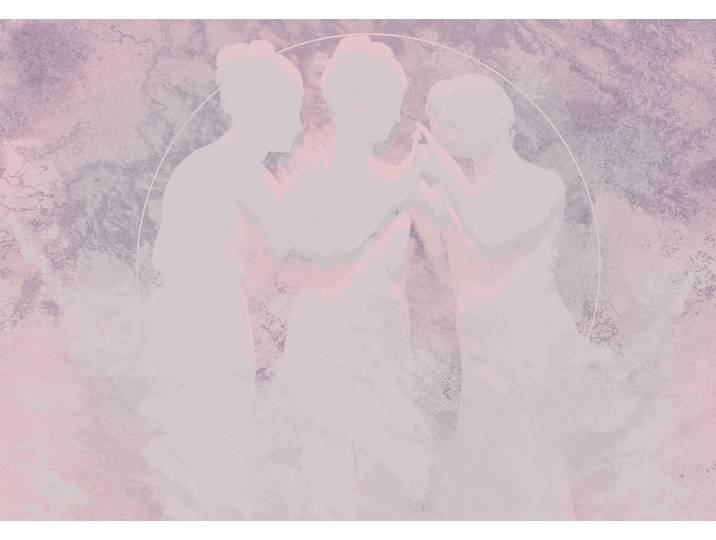 Fotobehang - Nymphs 400x280cm - Vliesbehang