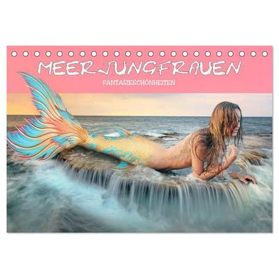 Meerjungfrauen - Fantasieschönheiten (Tischkalender 2027 DIN A5 quer), CALVENDO Monatskalender