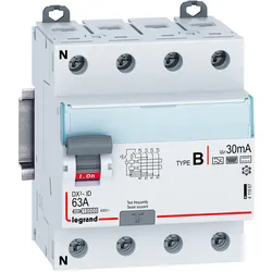 Legrand, Schutzschalter, DX3 Fehlerstromschutzschalter 63A