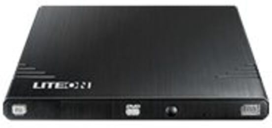 Lite-On EBAU108-01 8X USB 2.0 Ultra Slim External DVD Writer  Retail (Black)