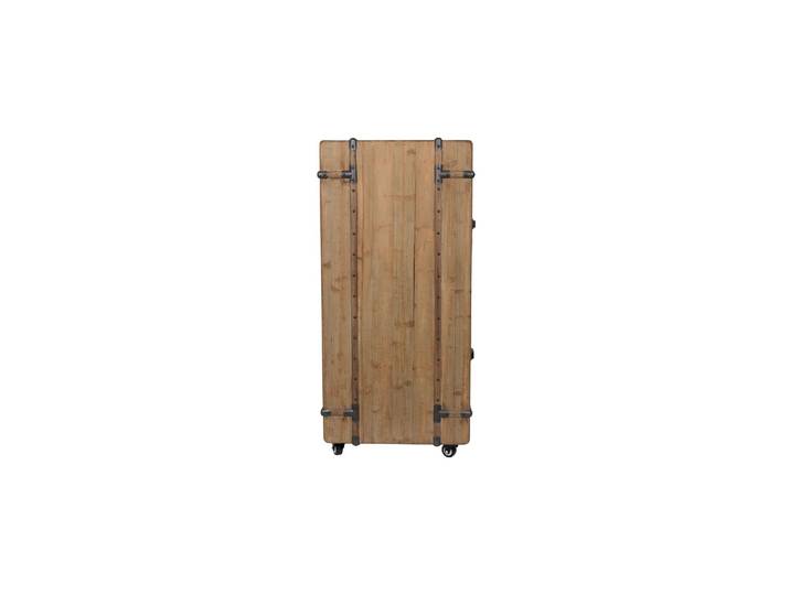 Armoire à vin en bois beige, 15 compartiments, 2 portes, 2 tiroir