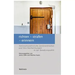 richten - strafen - erinnern, Fachbücher von Janna Lölke, Martina Staats