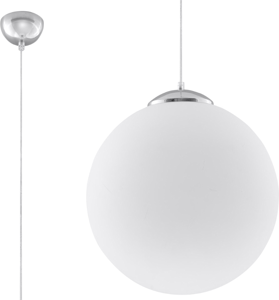 Lumilo Hanglamp CALIX E27, wit, dimbaar