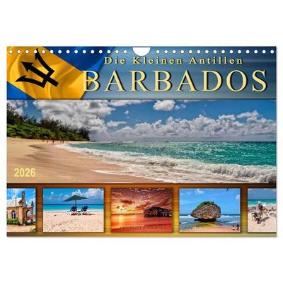 Die kleinen Antillen - Barbados (Wandkalender 2026 DIN A4 quer), CALVENDO Monatskalender