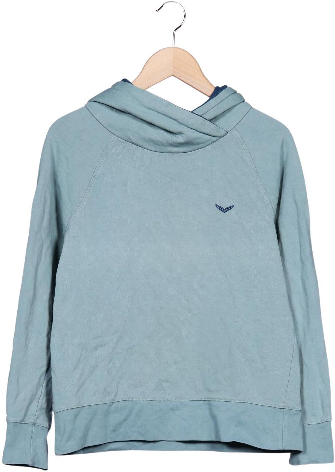 Trigema Damen Kapuzenpullover, Hellblau, Gr. M, kein / Etikett - Second Hand