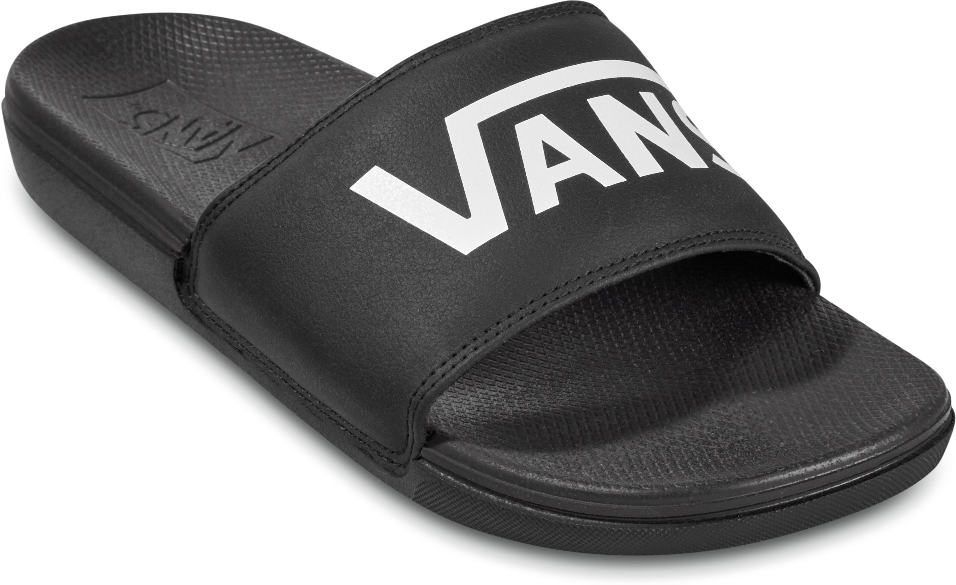 Badesandale VANS "La Costa Slide-On", Damen, Gr. 40,5, schwarz, Synthetik, Schuhe Badesandale, Badelatschen