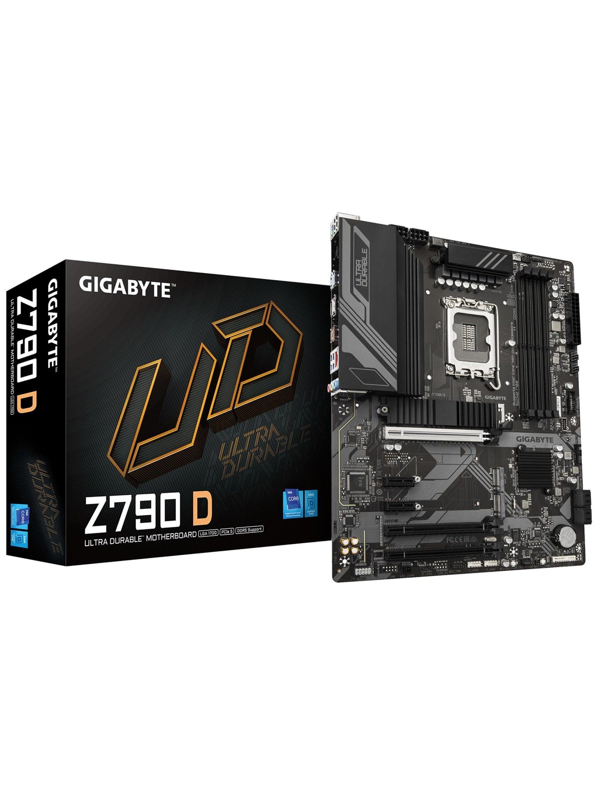 GIGABYTE Z790 D Mainboard - Intel Z790 - Intel LGA1700 - DDR5 RAM - ATX