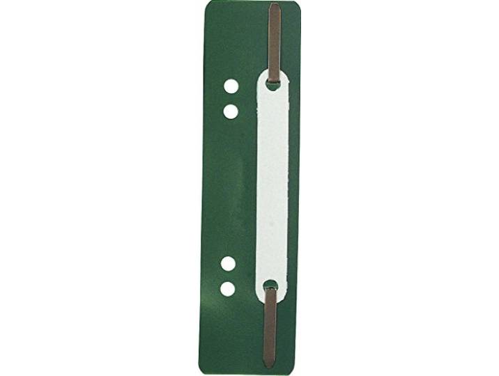Exacompta - Réf. 426005B - Paquet de 250 fixe-dossiers à lamelle - Pour relier des documents perforés A4 - Double perforation 60 et 80 mm pour classeurs et classeurs à levier - Couleur vert