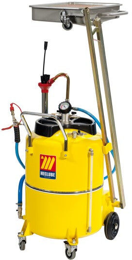 Meclube 041-1453-000 Aspiratore-recuperatore pneumatico per olio esausto a pantografo 120 l